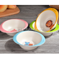 Kartun Haiwan Cute Bowl Binaural Plastik